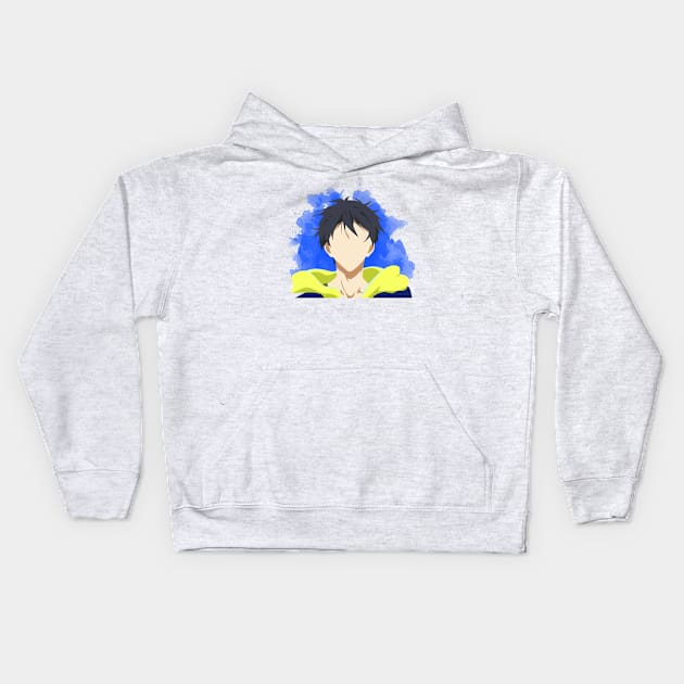 Free! Minimalist (Haru) Kids Hoodie by DanMcG2018